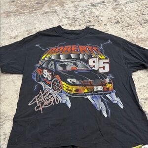Black Graphic Racing T-Shirt